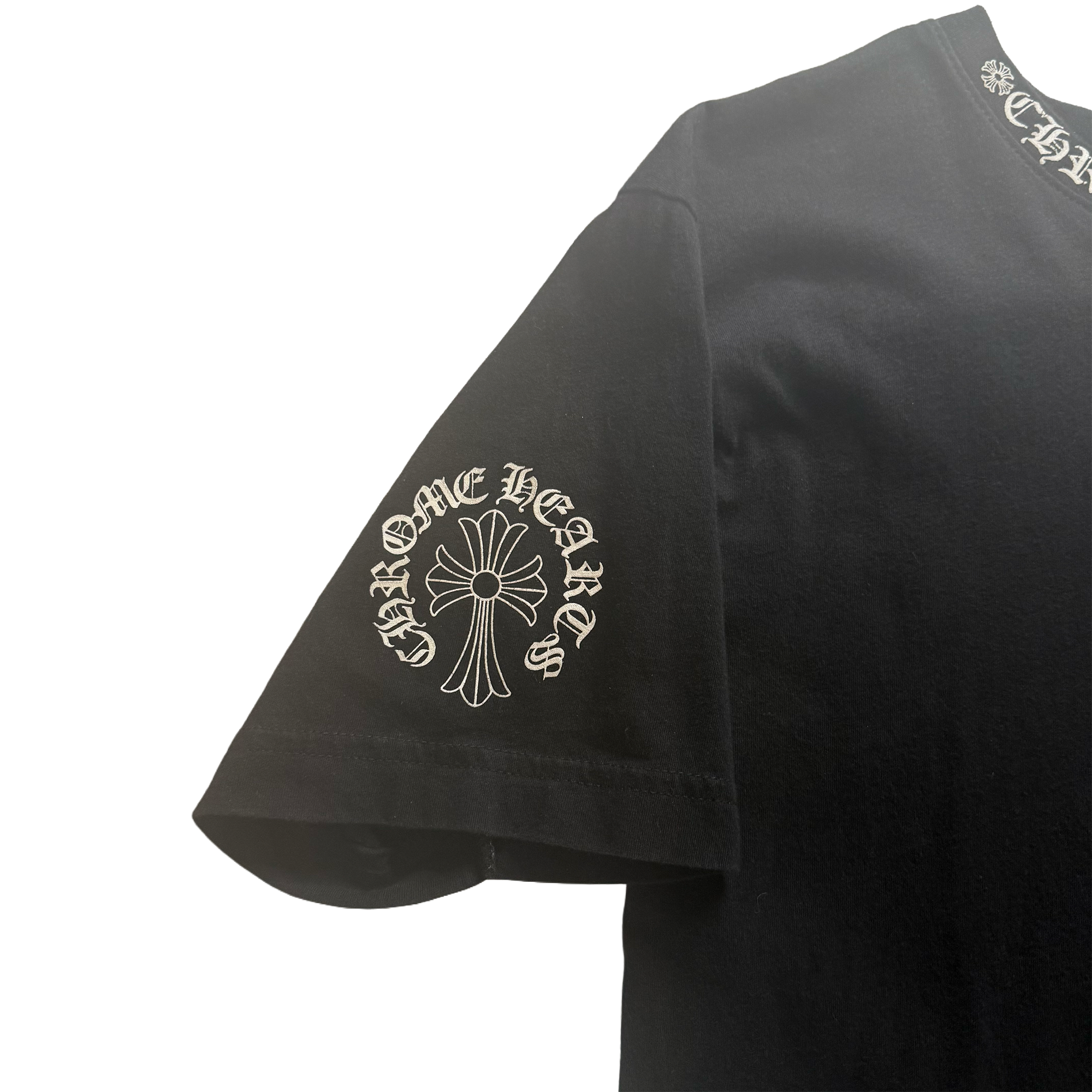 Chrome Hearts Cross Neck Logo Tee