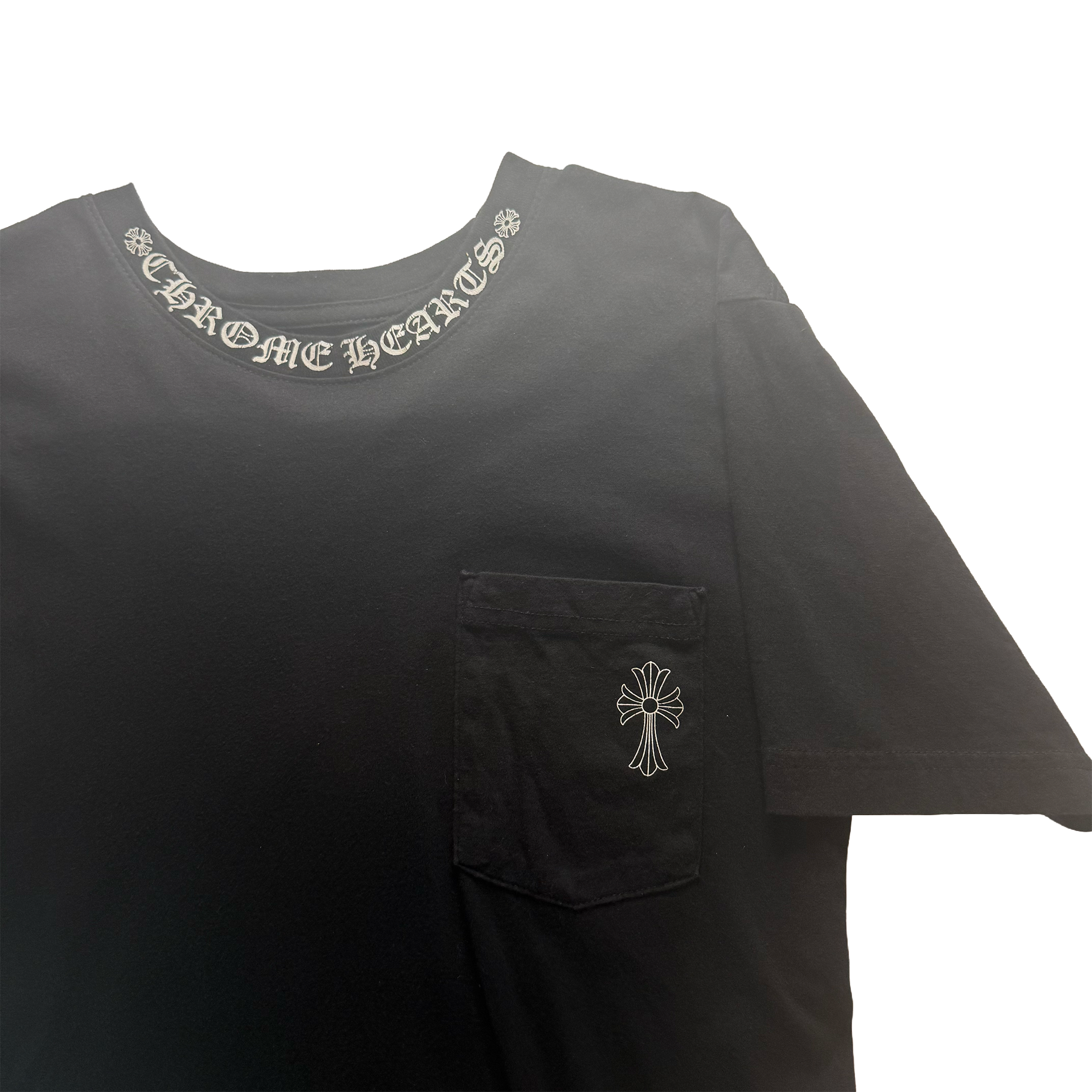 Chrome Hearts Cross Neck Logo Tee