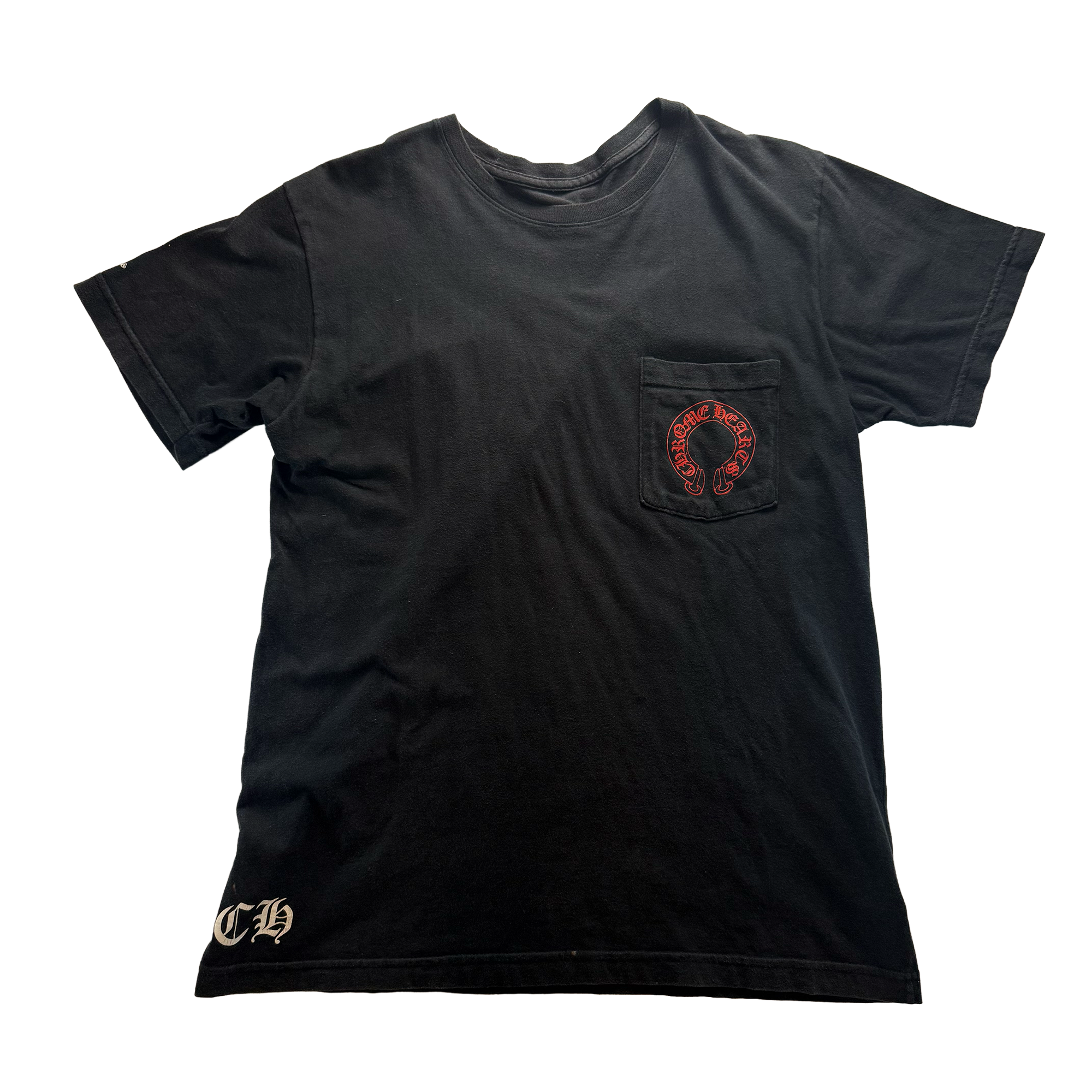 Chrome Hearts Red Cemetery Horseshoe Tee