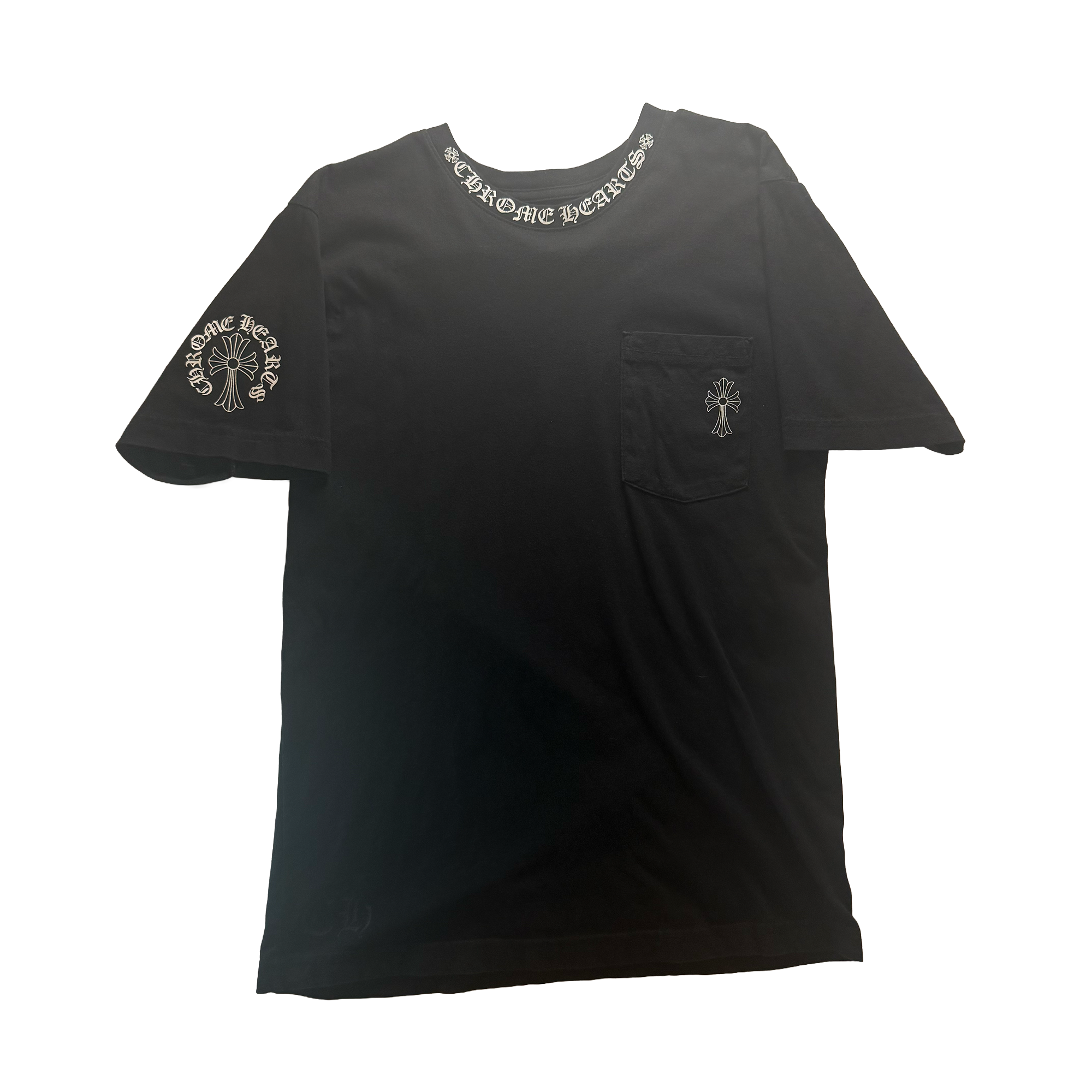 Chrome Hearts Cross Neck Logo Tee